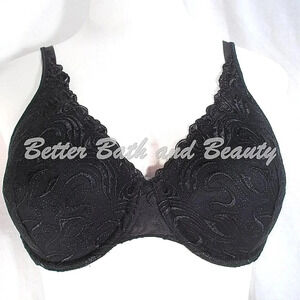 36B Playtex 4513 Side Smoothing Embroidered UW‎ Bra